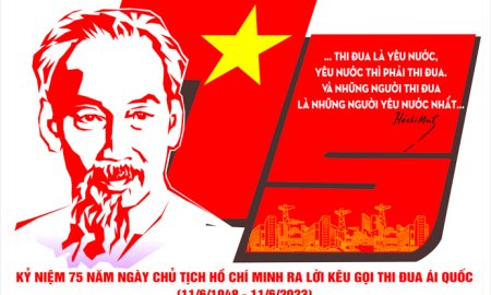 Bài tuyên truyền kỷ niệm 75 năm ngày Chủ tịch Hồ Chí Minh ra lời kêu gọi thi đua Ái quốc 11/6/1948-11/6/2023