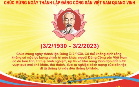 Kỷ niệm 93 năm ngày thành lập Đảng Cộng Sản Việt Nam (03/02/1930-03/02/2023)