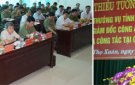 Giám đốc Công an tỉnh kiểm tra kết quả công tác 8 tháng đầu năm 2016 tại Công an huyện Thọ Xuân