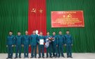    Đảng ủy thị trấn Sao Vàng tổ chức Lễ công bố quyết định thành lập chi bộ Quân sự thị trấn