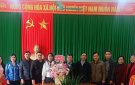 MTTQ, các tổ chức chính trị xã hội tặng hoa Đảng uỷ thị trấn nhân kỷ niệm 94 năm ngày thành lập Đảng cộng sản Việt Nam