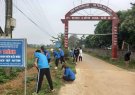 Tuổi trẻ thị trấn Sao Vàng ra quân ngày cao điểm tình nguyện chung tay xây dựng đô thị văn minh năm 2023