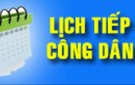 Lịch tiếp dân của Chủ tịch UBND thị trấn Sao Vàng năm 2024