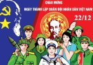 TUYÊN TRUYỀNKỶ NIỆM 80 NĂM NGÀY THÀNH LẬP QUÂN ĐỘI NHÂN DÂN VIỆT NAM (22/12/1944 - 22/12/2024)