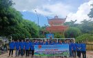 Đoàn thị trấn Sao Vàng tổ chức ra quân  ngày cao điểm chiến sĩ tình nguyện xây dựng cảnh quan bảo vệ môi trường nông thôn và ngày chủ nhật xanh toàn quốc lần thứ III.