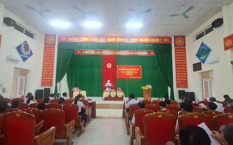 Kỳ họp thứ 8, Hội đồng nhân dân thị trấn Sao Vàng khoá I, nhiệm kỳ 2016-2021