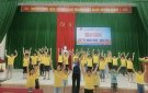 Đoàn Thanh niên thị trấn Sao Vàng vừa tổ chức khai giảng lớp "Giáo dục kỹ năng sống cho thiếu niên, nhi đồng" năm 2024.