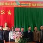MTTQ, các tổ chức chính trị xã hội tặng hoa Đảng uỷ thị trấn nhân kỷ niệm 94 năm ngày thành lập Đảng cộng sản Việt Nam