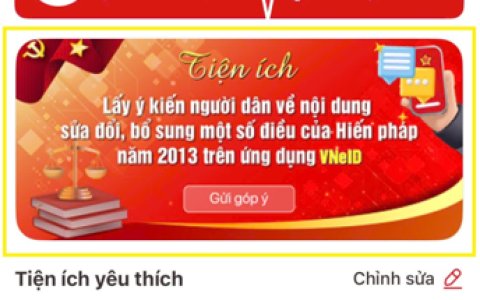 HƯỚNG DẪN CHI TIẾT CÁCH GÓP Ý SỬA ĐỔI HIẾN PHÁP TRÊN VNEID