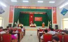 HĐND thị trấn Sao Vàng khoá I, nhiệm kỳ 2016-2021 tổ chức kỳ họp thứ 6
