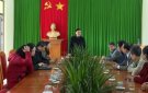 ĐỒNG CHÍ CHỦ TỊCH UBND HUYỆN HOÀNG VĂN ĐỒNG: KIỂM TRA TÌNH HÌNH SẢN XUẤT VÀ ĐỜI SỐNG NHÂN DÂN TẠI TT SAO VÀNG