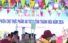 KHAI MẠC "PHIÊN CHỢ THỰC PHẨM AN TOÀN" TỈNH THANH HOÁ NĂM 2024