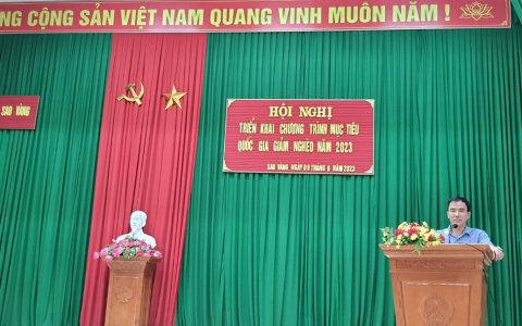 HỘI NGHỊ TRIỂN KHAI CHƯƠNG TRÌNH MỤC TIÊU QUỐC GIA GIẢM NGHÈO NĂM 2023