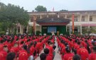 Đoàn thanh niên thị trấn Sao Vàng phối hợp tổ chức chương trình Tuyên truyền ATGT, an toàn trường học; Phòng chống bạo lực học đường