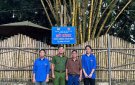Đoàn TN thị trấn phối hợp thực hiện mô hình Tuyến đường thanh niên tự quản về an ninh trật tự.