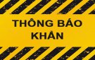 THÔNG BÁO KHẨN SỐ 20 CẢU BỘ Y TẾ
