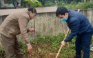 Thị trấn Sao Vàng: Hưởng ứng tết trồng cây đời đời nhớ ơn Bác Hồ
