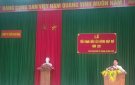 Thị trấn Sao Vàng: tổ chức lễ tiễn thanh niên lên đường nhập ngũ năm 2021