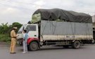 Thị trấn Sao Vàng: Thực hiện cao điểm xử lý các hành vi vi phạm về tải trọng, kích thước thành thùngcủa phương tiện vận tải hàng hóa trên địa bàn thị trấn