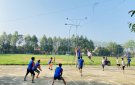 Giao hữu bóng chuyền giữa Đoàn TN thị trấn Sao vàng và Chi đoàn Đội CC&CNCH khu vực 5