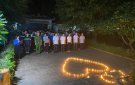 Đoàn TN thị trấn Sao Vàng: tổ chức lễ thắp nến tri ân các anh hùng liệt sỹ nhssn kỷ niệm 75 năm ngày Thương binh liệt sỹ