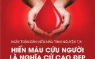 Bài tuyên truyền: Vận động tham gia hiến máu tình nguyện năm 2023