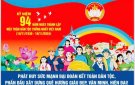 Bài tuyên truyền kỷ niệm 94 năm ngày thành lập Mặt trận dân tộc thống nhất Việt Nam (18/11/1930/18/11/2024) và Ngày hội đại đoàn kết toàn dân năm 2024
