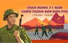 Bài tuyên truyền kỷ niệm 71 năm chiến thắng lịch sử Điện Biên Phủ (07/5/1954-07/5/2025)