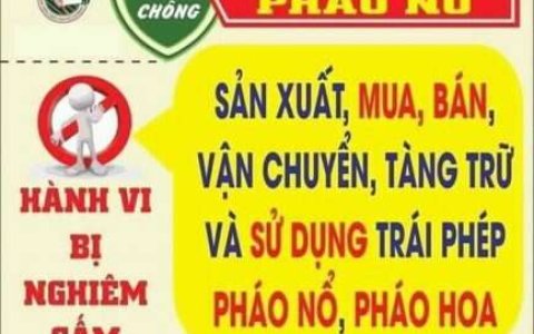 TUYÊN TRUYỀN PHÒNG, CHỐNG PHÁO, VŨ KHÍ, VẬT LIỆU NỔ, CÔNG CỤ HỖ TRỢ