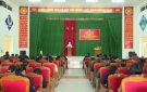 SƠ KẾT MÔ HÌNH CHÍNH QUYỀN THÂN THIỆN VÌ NHÂN DÂN PHỤC VỤ TẠI THỊ TRẤN SAO VÀNG